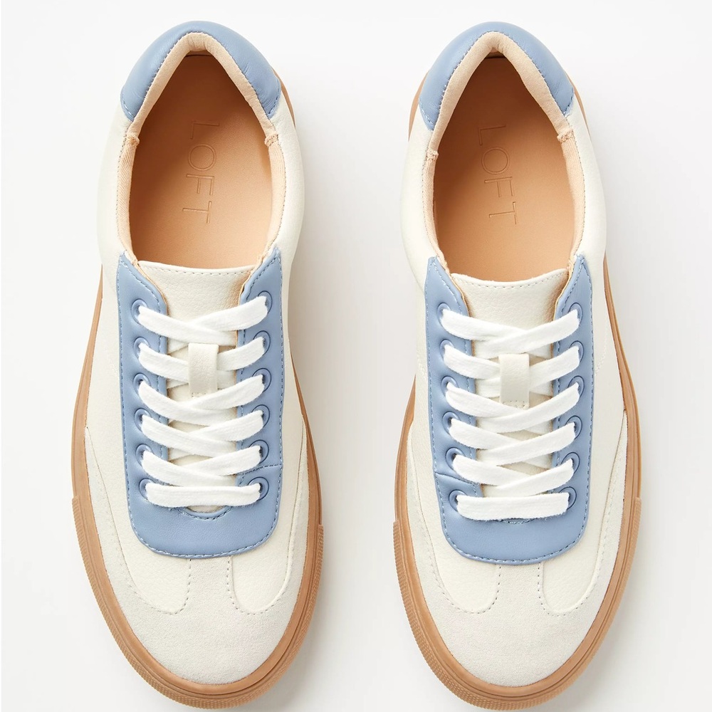LOFT Varsity Lace Up Sneakers - Picture 3 of 8